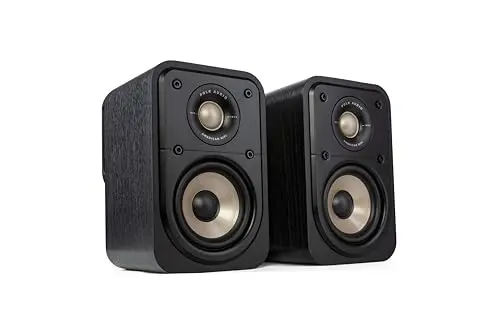 Polk Signature Elite ES10 surround speakers in black finish