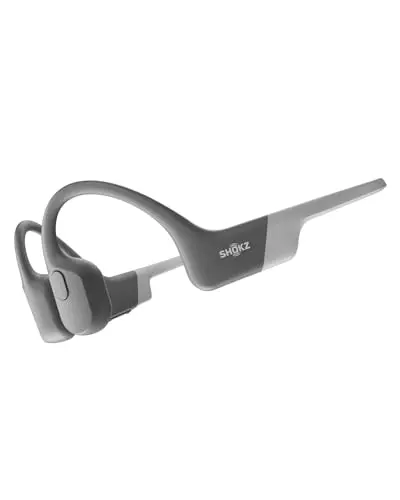 SHOKZ OpenRun bone conduction headphones with wraparound design for sports