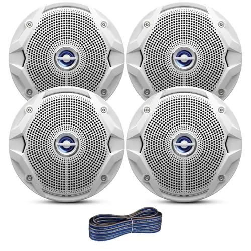 JBL marine speaker bundle with four speakers
