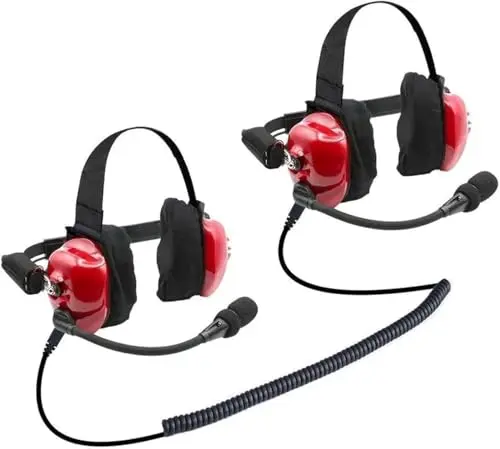 Rugged Radios pair of linkable behind-the-head headsets for NASCAR