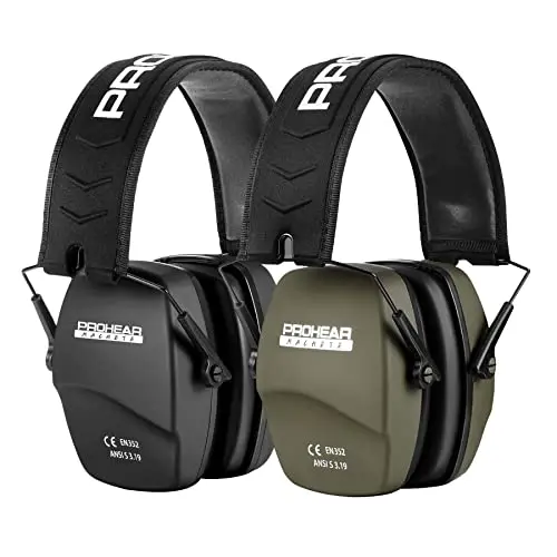 PROHEAR 016 shooting ear protection earmuffs 2-pack