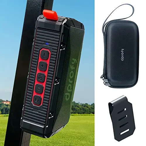 Dprofy Pro magnetic Bluetooth golf speaker with carrying case