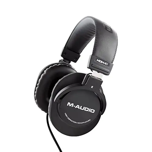 M-Audio HDH40 studio headphones with flexible headband