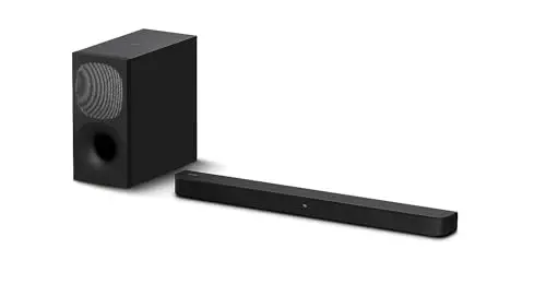 Sony HT-S400 soundbar system with wireless subwoofer and remote control