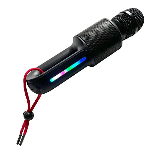Singing Machine Move wireless karaoke microphone with LED lights