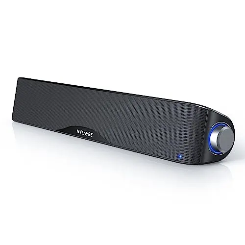 Nylavee SK100 computer soundbar with dual connection options