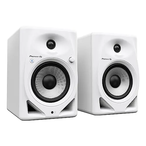 Pioneer DJ DM-50D-BT 5-inch active monitor speaker pair with Bluetooth