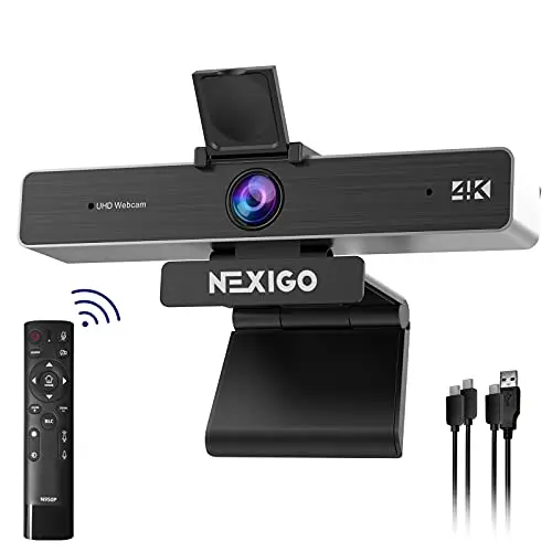 NexiGo N950P 4K webcam with remote control for VTubing