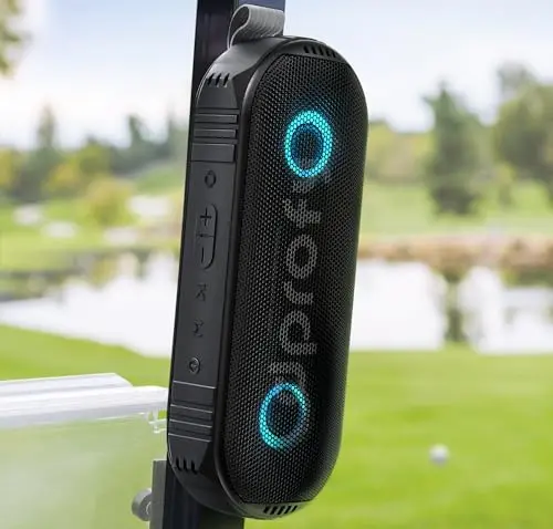 Dprofy New Play 2 Rounds magnetic golf speaker with colorful lights
