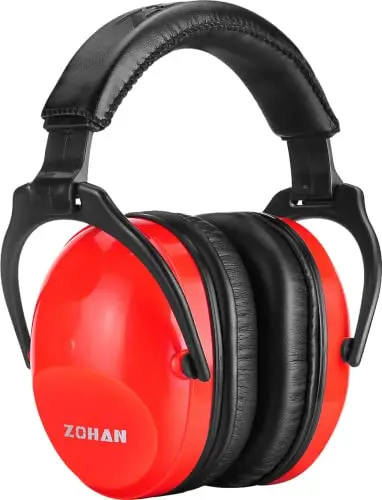 ZOHAN 030 red kids noise cancelling headphones for autism ear protection