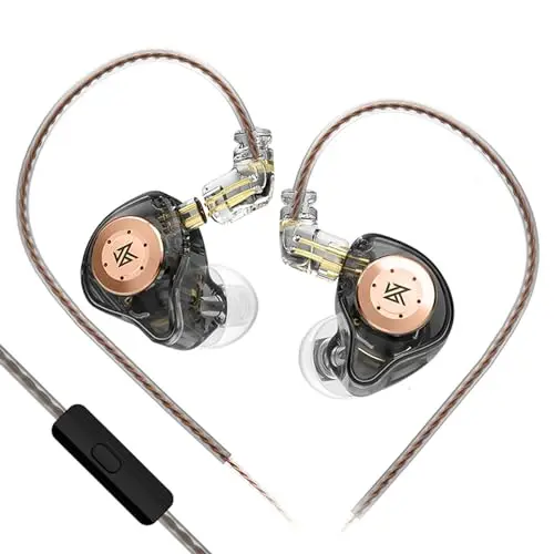 KZ EDX Pro in-ear monitor headphones with detachable cable