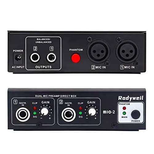 Rodyweil RO-08 multi-input microphone preamp