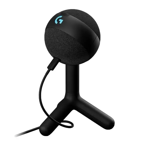 Logitech G Yeti Orb condenser microphone with LIGHTSYNC RGB lighting