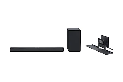 LG SC9S soundbar with wireless subwoofer designed for LG C4 TVs