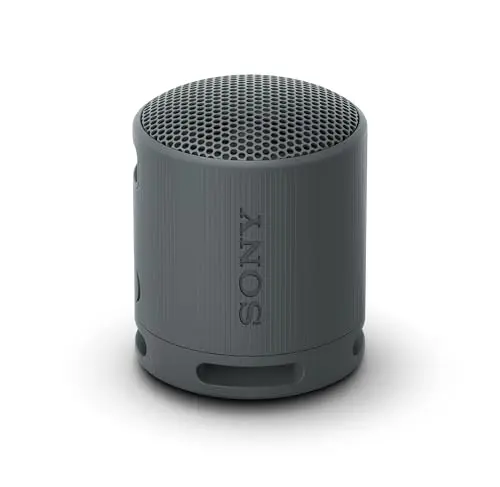 Sony SRS-XB100 compact Bluetooth speaker with strap