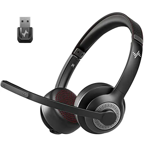 JIAMQISHI wireless headset with Qualcomm noise cancellation