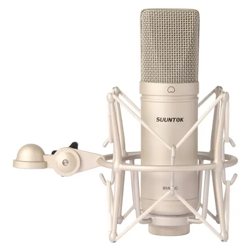 SUUNTOK condenser microphone with shock mount