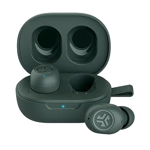 JLAB JBuds Mini wireless earbuds in sage color