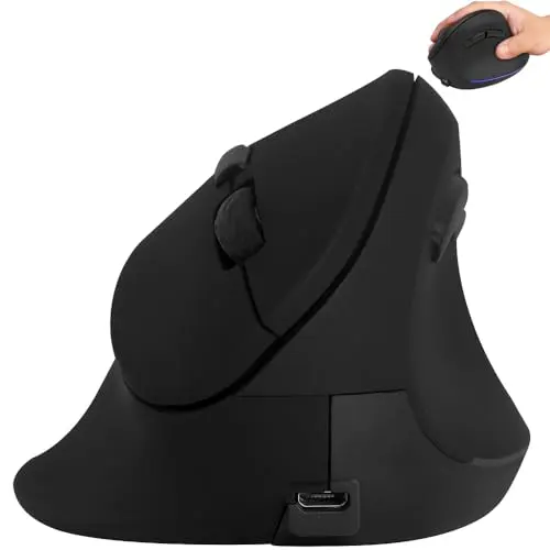SHARE SUNSHINE wireless vertical ergonomic mouse for large hands and carpal tunnel