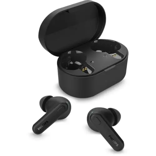 PHILIPS TAT1108 wireless earbuds in black
