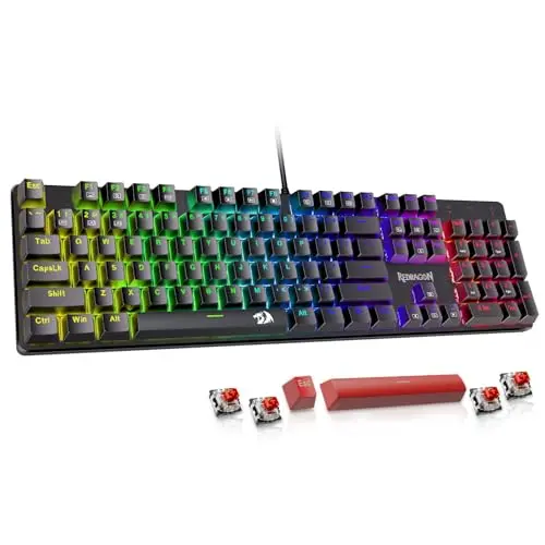 Redragon K671 full-size mechanical gaming keyboard with RGB backlight