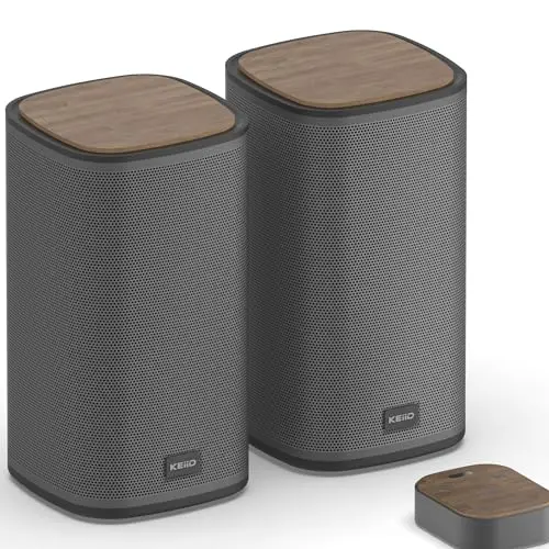 KEiiD Bluetooth computer speakers with wireless control pod