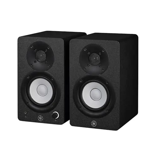 Yamaha HS3 powered studio monitor speaker for professional audio editing