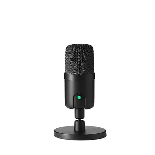 Amazon Basics USB condenser microphone with adjustable stand