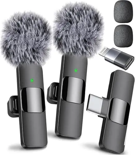 Mini Mic Pro wireless lavalier microphone for mobile devices
