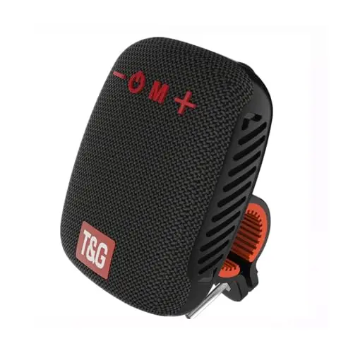 Sanpyl waterproof Bluetooth speaker mounted on bicycle