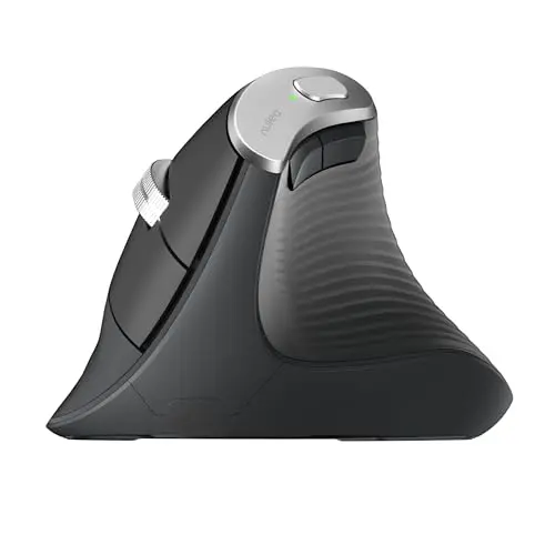 Nulea M510 wireless vertical mouse in grey color