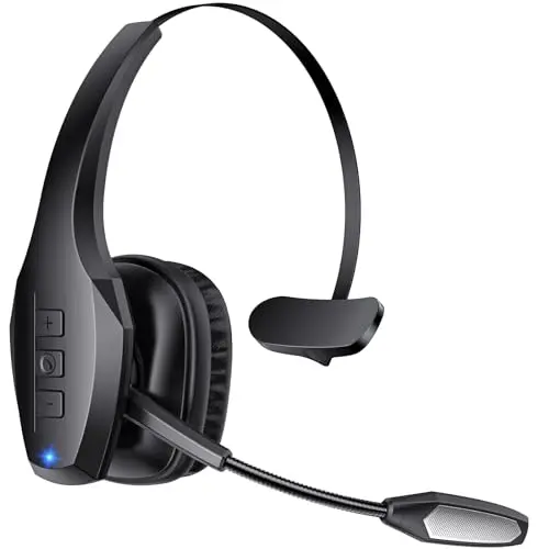 Necode A19 trucker headset with AI noise reduction and long battery life