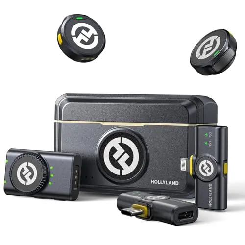 Hollyland Lark M2 ultra-compact wireless lavalier microphone system