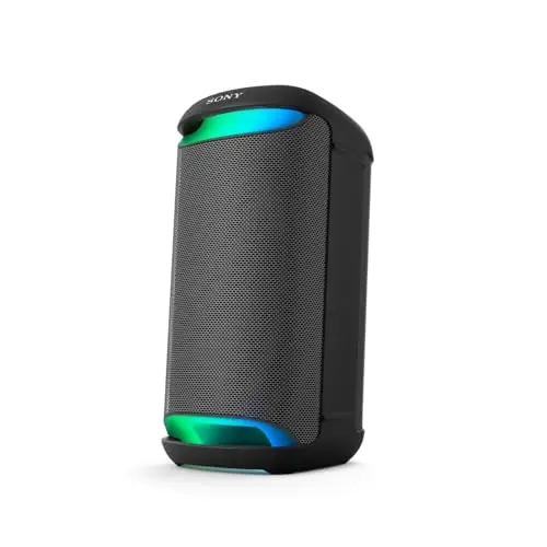 Sony SRS-XV500 portable Bluetooth speaker with touch controls and karaoke inputs