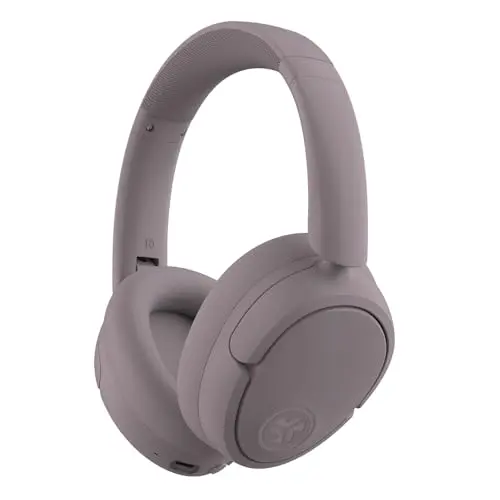 JLab JBuds Lux ANC wireless headphones in mauve color