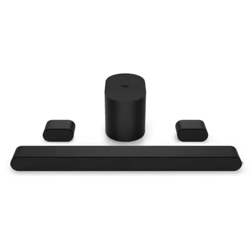 VIZIO 5.1 soundbar system with wireless subwoofer and surround speakers
