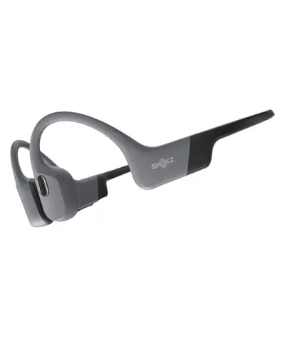 SHOKZ OpenSwim Pro bone conduction headphones in grey color
