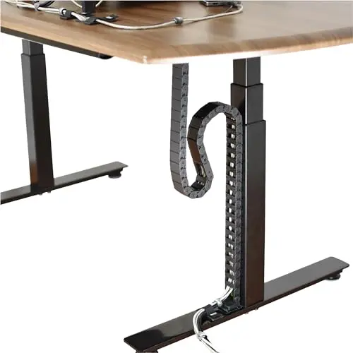 Quality Clever black flexible cable raceway for standing desks