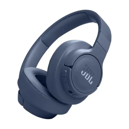 JBL Tune 770NC wireless over-ear headphones in blue