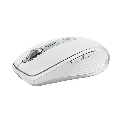 Logitech MX Anywhere 3S for Mac compact wireless mouse in pale grey