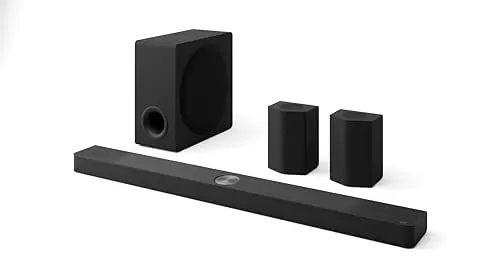 LG S95TR soundbar with wireless subwoofer and rear speakers