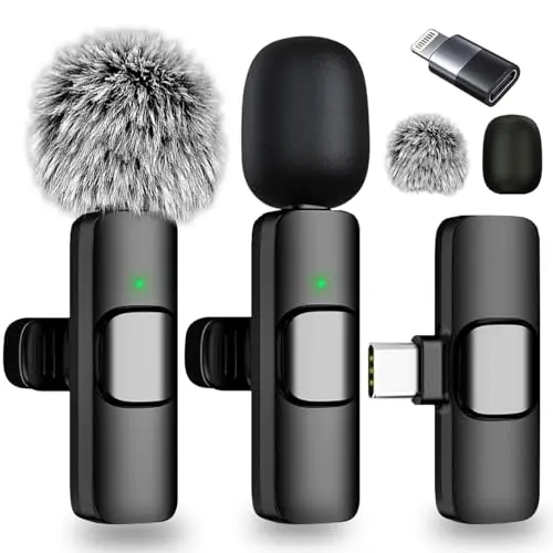 SmaFun wireless lavalier microphone