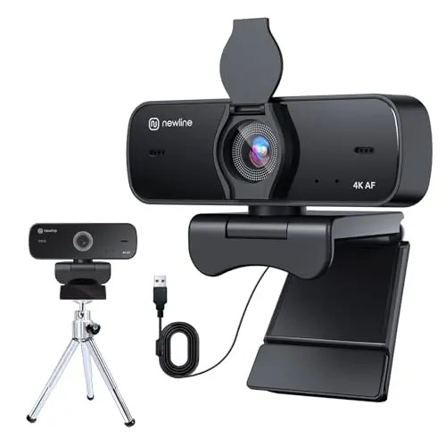 N newline 4K webcam with detachable tripod for iPad