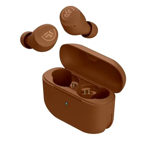 JLab Go Air Pop+ Tones true wireless earbuds in neutral color