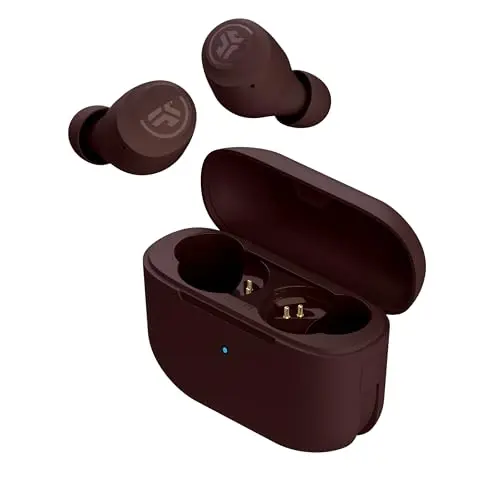 JLab Go Air Pop+ wireless earbuds with colorful case