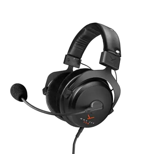 beyerdynamic MMX 300 PRO gaming headset with condenser microphone