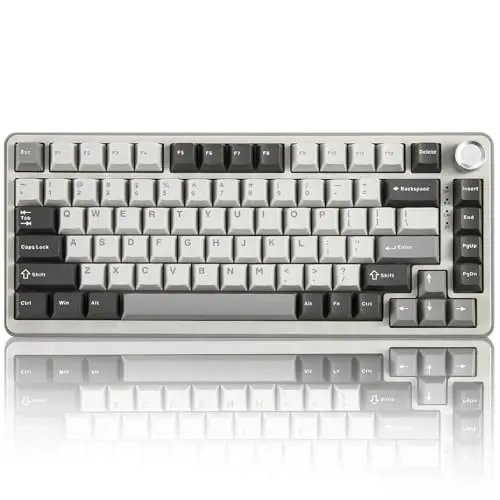 YUNZII B75 PRO wireless mechanical keyboard with compact layout and RGB lighting