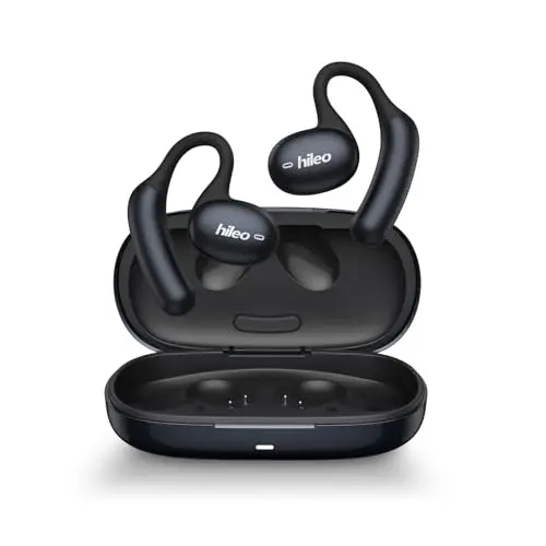 HILEO open ear wireless headphones with bone conduction