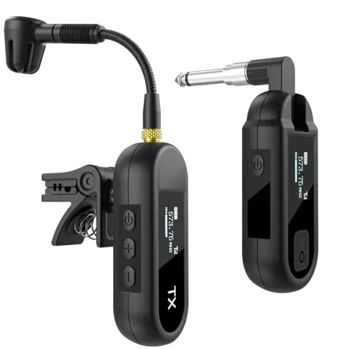 YXG wireless UHF saxophone and trumpet microphone system