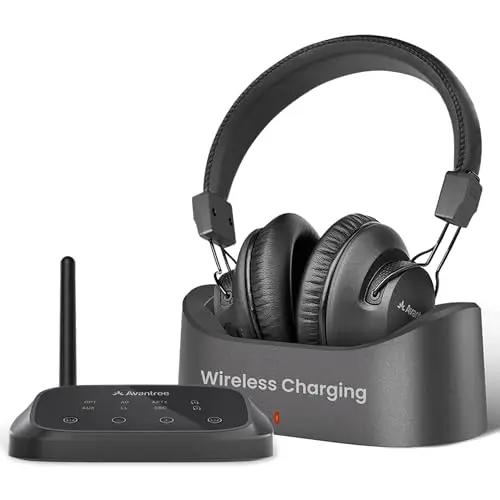 Avantree HT5009 Plus wireless headphones with clear voice mode for TV